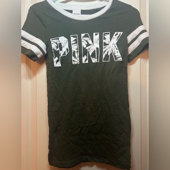 Army green PINK tee - Picture 1 of 3